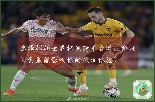 选择2026世界杯竞猜平台时,哪些因素最能影响你的投注体验?